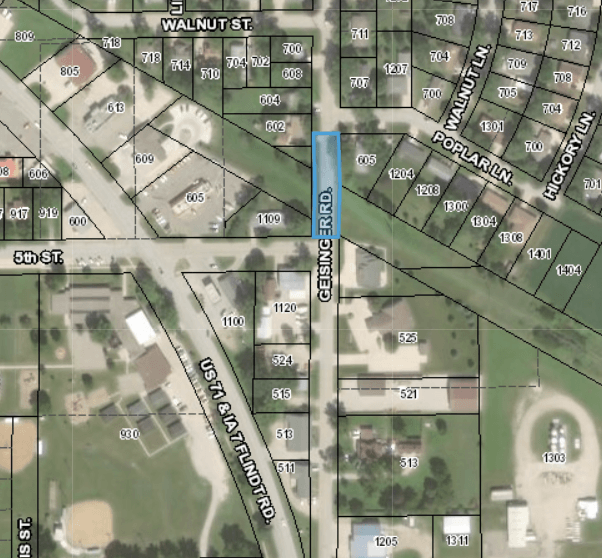 Geisinger Road Closed Area