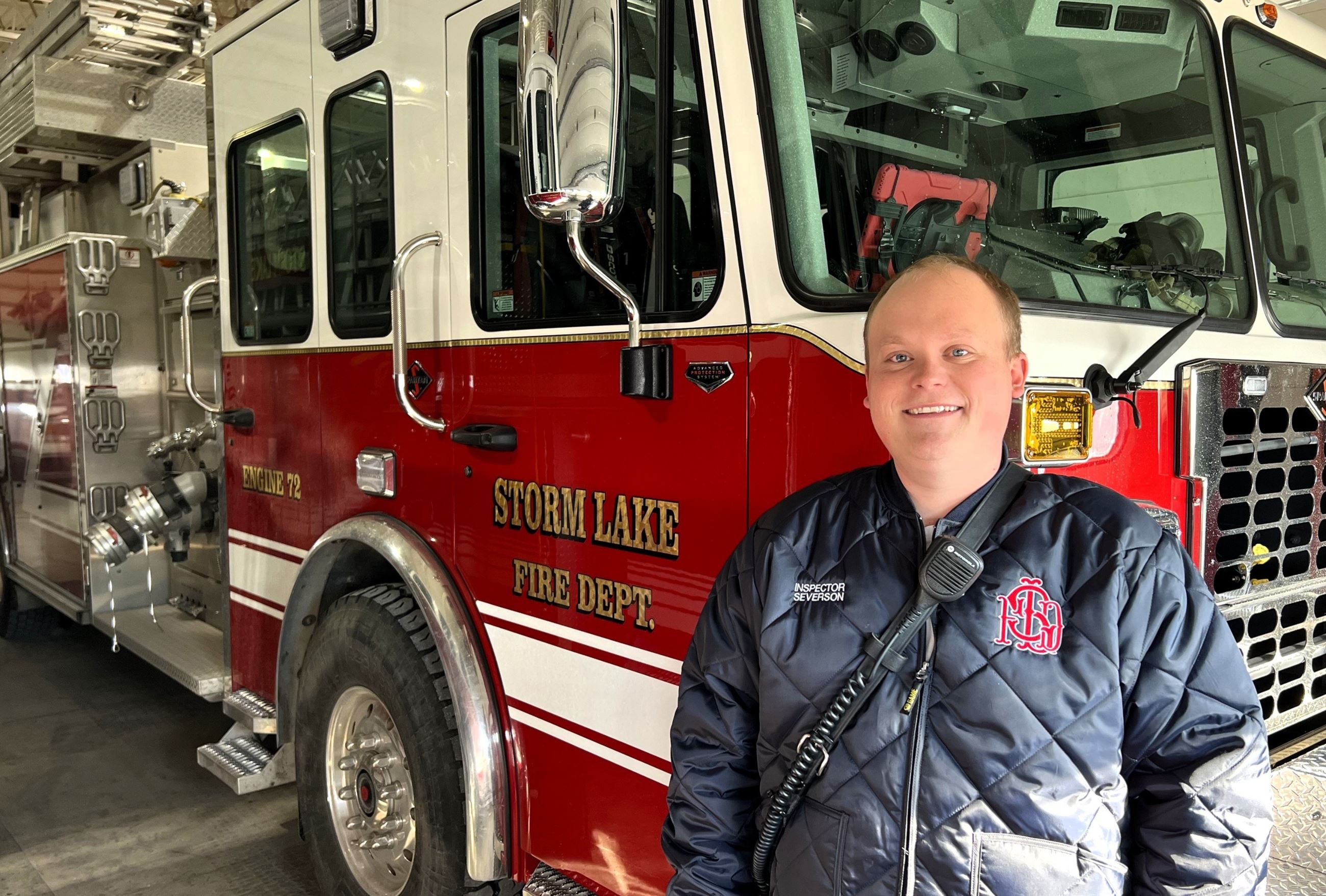 SLFD Fire Inspector Blake Severson