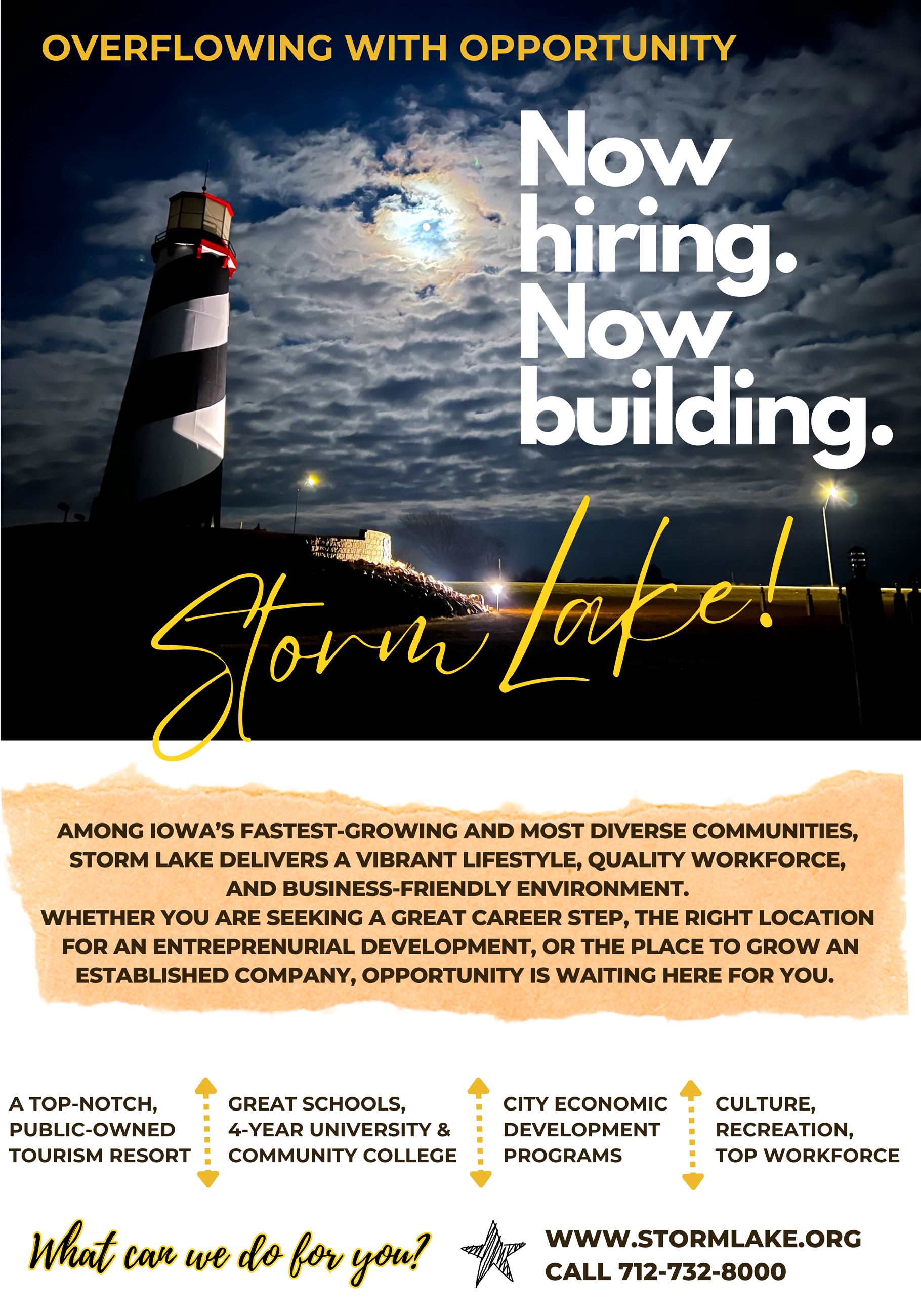 Storm Lake Overflowing with Opportunity 