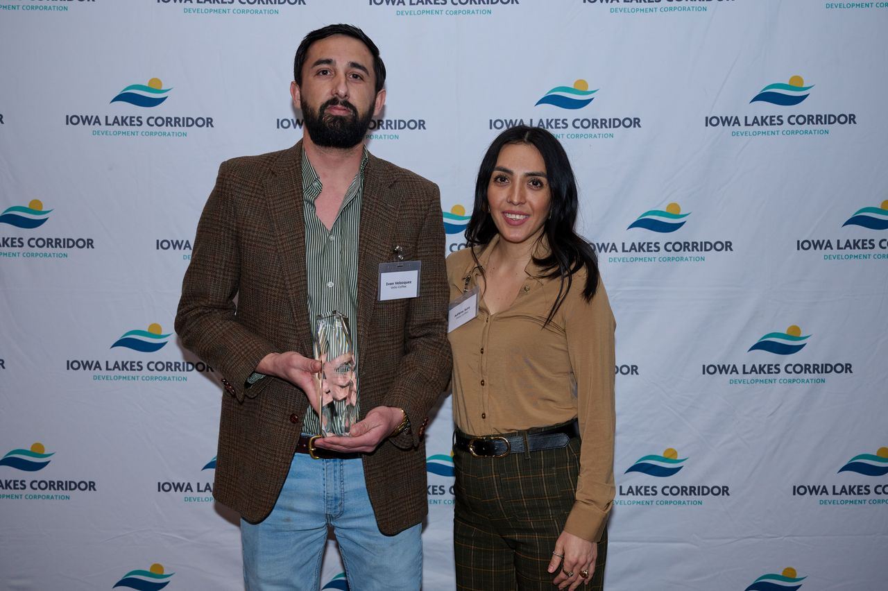 VeSo owners receive the Small Business of the Year Award